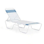 Vinyl Strap Commercial Pool Chaise Lounge – 12in - Outdoorsiness