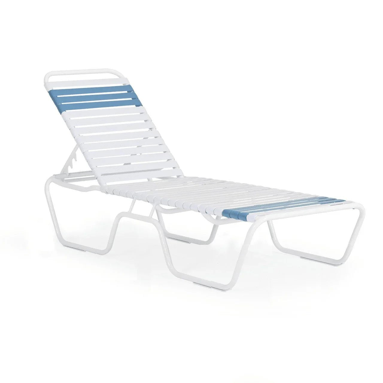 Vinyl Strap Commercial Pool Chaise Lounge – 12in - Outdoorsiness