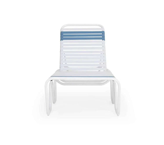Vinyl Strap Commercial Pool Chaise Lounge – 12in - Outdoorsiness