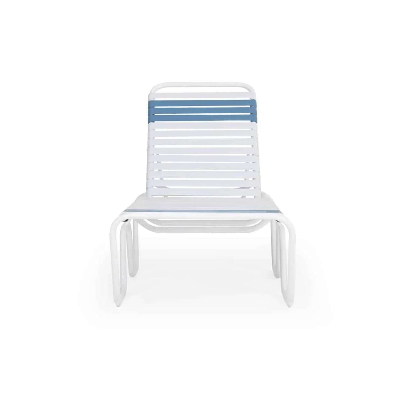 Vinyl Strap Commercial Pool Chaise Lounge – 12in - Outdoorsiness