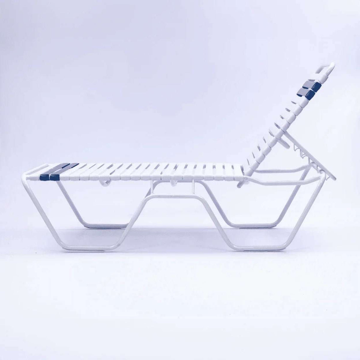 Vinyl Strap Commercial Pool Chaise Lounge – 16in - Outdoorsiness