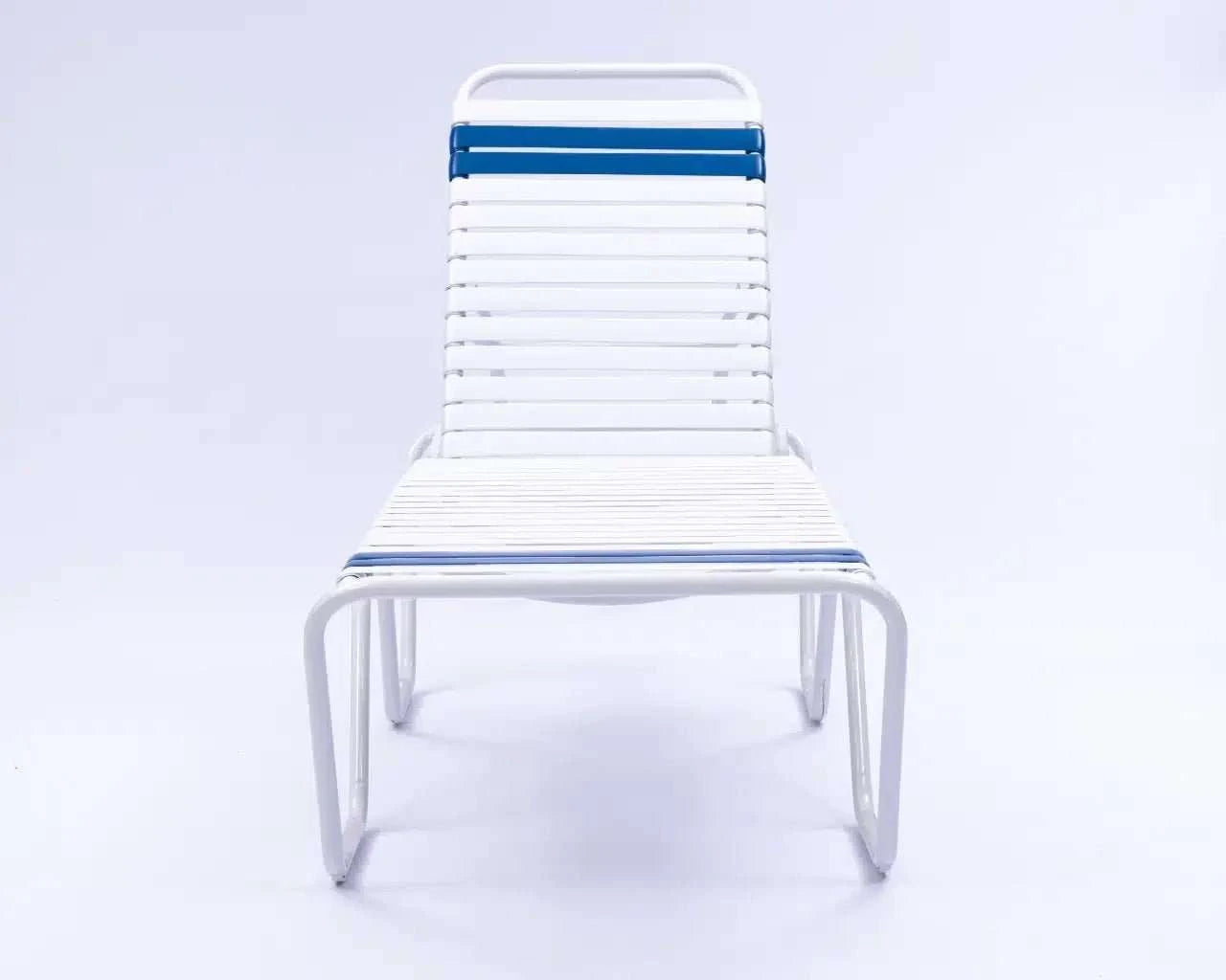 Vinyl Strap Commercial Pool Chaise Lounge – 16in - Outdoorsiness