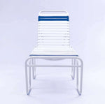 Vinyl Strap Commercial Pool Chaise Lounge – 20in Senior Height - Outdoorsiness