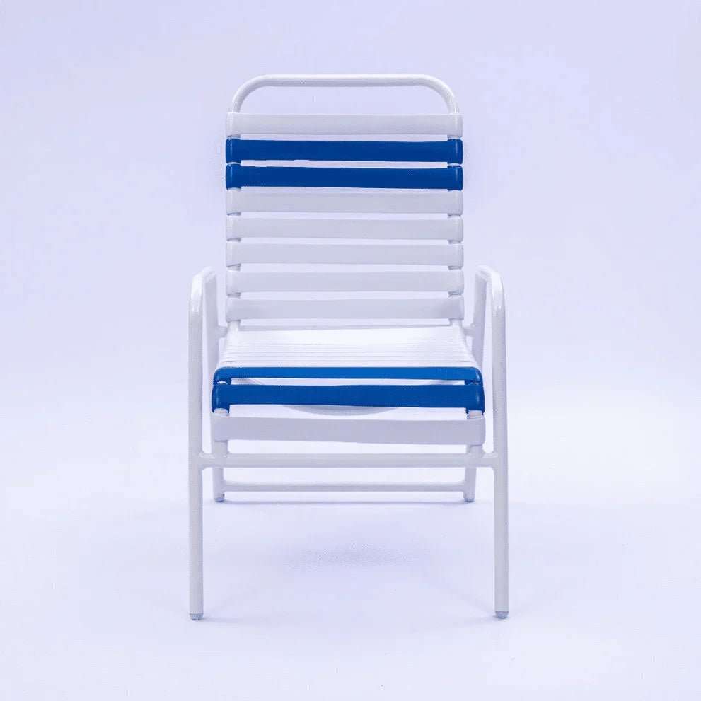 Vinyl Strap Commercial Pool Side Dining Chair - Outdoorsiness