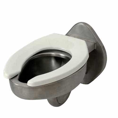 Wall Hung Toilet with Plastic Seat - Outdoorsiness