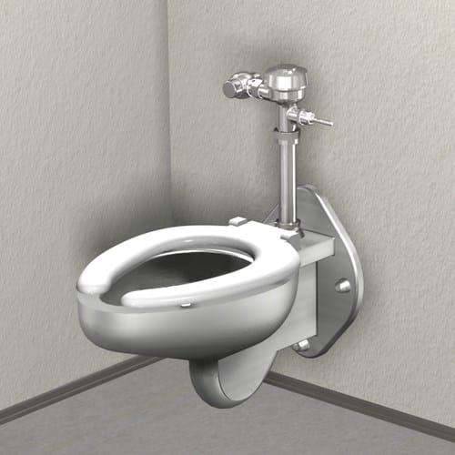 Wall Hung Toilet with Plastic Seat - Outdoorsiness
