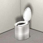 Waterless Toilet Riser with Seat and Cover - Outdoorsiness